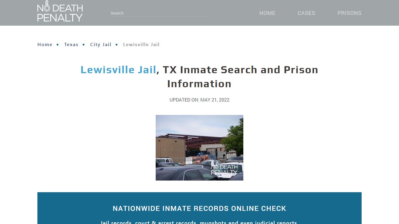 Lewisville Jail, TX Inmate Search, Visitation, Phone no. & Mailing ...